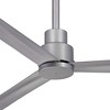 52" Minka Aire Modern Outdoor Ceiling Fan with Remote Control Silver Wet Rated for Patio Exterior House Porch Gazebo Garage Barn - 3 of 4