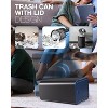 Bathroom Trash Can with Lid, 2 Pack 4 Gallons/15 Liters Garbage Can with Pop-Up Lid, Small Plastic Trash Can - 4 of 4