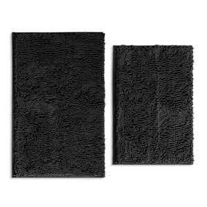 BAGOKIE 2 Piece Non-Slip Bathroom Rugs Mats Set(17"x24"+20"x32") - 1 of 4