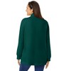 Woman Within Women's Plus Size Perfect Long-Sleeve Turtleneck Tee - 3 of 4