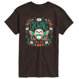 Men's - Pokémon - Rowlet Growing Your Wings Short Sleeve Graphic T-Shirt - 1 of 3