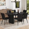 7-Piece Dining Set with MDF Table and 6 PU Chairs - 2 of 4