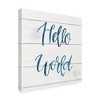 14" x 14" Sweet Baby Boy I by Jenaya Jackson - Trademark Fine Art: Hello World, Gallery-Wrapped Canvas - 2 of 4