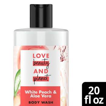 Love Beauty and Planet Smooth & Renew Plant-Based Body Wash - White Peach - 20 fl oz