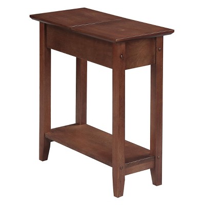 Breighton Home Harper End Table with Flip Top Storage and Lower Shelf