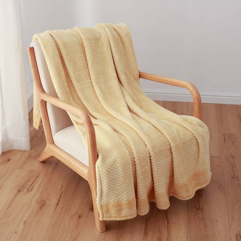50"x70" Oversized Honeycomb Velvetloft Throw Blanket - Berkshire Blanket & Home Co., 1 of 3