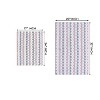 Home Weavers Orion Collection 100% Cotton Bathroom Rug, Non Slip Bath Mat Water Absorbent Soft Shaggy Mat Machine Washable - 3 of 4