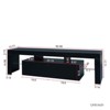 FONTOI TV Stand with Open Shelves for Televisions up to 70", Console Storage Console Table for Living Room, Black, 13.78"*17.72"*62.99" - 3 of 4