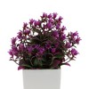 Unique Bargains Artificial Tree Bellflowers in Mini Square Cup Plastic 2.64"x2.64"x6.69" 1 Pc - 4 of 4