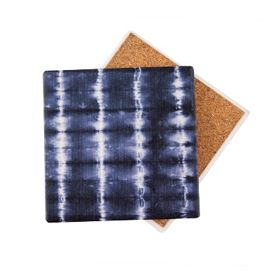 4pk Cork Tie Dye Stripe Coaster Set - Thirstystone