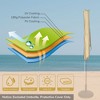 Yescom Portable Patio Umbrella Protective Cover Carry Bag w/ 2 Sew-in Wands Water Resistant 10ft Beige - 4 of 4