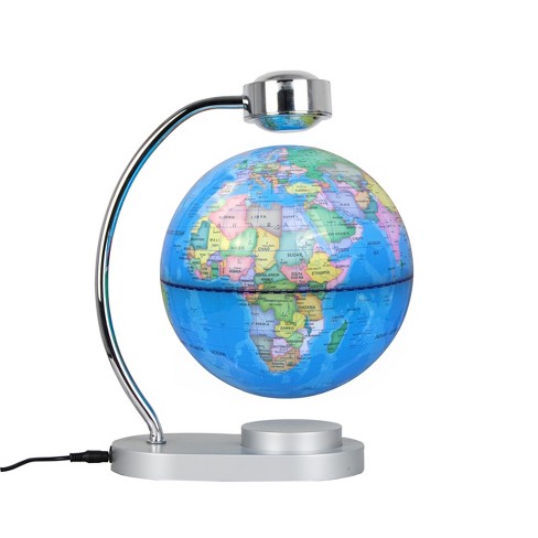 Insten Gravity Challenger Magnetic Levitating Globe, Desk Gadget Toy, Dark  Blue : Target