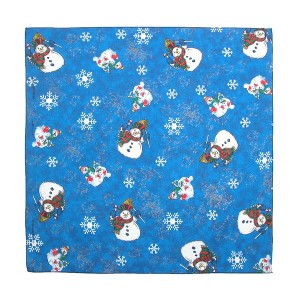 CTM Women's Snowmen Holiday Christmas Bandana - 1 of 1