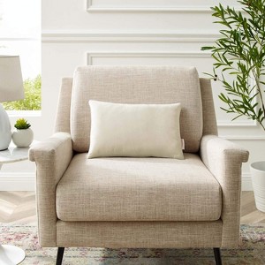 Modway Enhance 18 Lumbar Performance Velvet Throw Pillow - 1 of 4