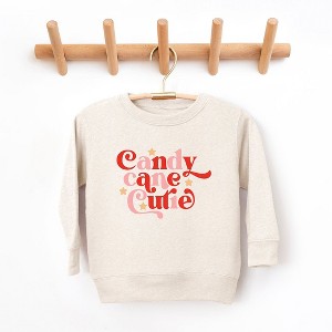 The Juniper Shop Candy Cane Cutie Stars Youth Ultra-Soft Graphic Sweatshirt - 1 of 3