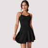Anna-Kaci Active Women's Strappy Athletic Dress with Built-In Shorts and Side Pocket Supportive Fit Stretch Fabric - 2 of 4