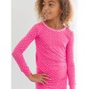 RuffleButts SoftSnooze Big Girls Ruffle Long Sleeve Pajama Set - 3 of 4