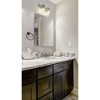 Fontaine 2-Bulb Glass Vanity Light - Dimmable, Damp Rated, Elegant Design for Bathroom - 4 of 4