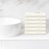 Unique Bargains Bathroom Highly Absorbent Lightweight Cartoon Pattern Cotton Face Cloths 6 Pcs - 2 of 4