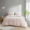 Ink+Ivy 3pc King/California King Kara Cotton Jacquard Duvet Cover Set Blush: OEKO-TEX Certified, 200 Thread Count - image 3 of 4