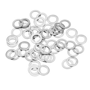 Unique Bargains 304 Stainless Steel Screw Bolt Electronic Repair Automotive Ultra Thin Flat Washers - 1 of 4