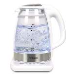 Tribest Raw Tea Kettle Glass Electric Brewing System – White