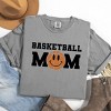 Simply Sage Market Basketball Mom Smiley Face Garment Dyed Tee - 3 of 4
