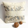 Slickblue Linen Patchwork Floor Cushion - Decorative Throw Pillow, 19.7"x19.7", 6 Design Choices, Machine Washable - 3 of 3