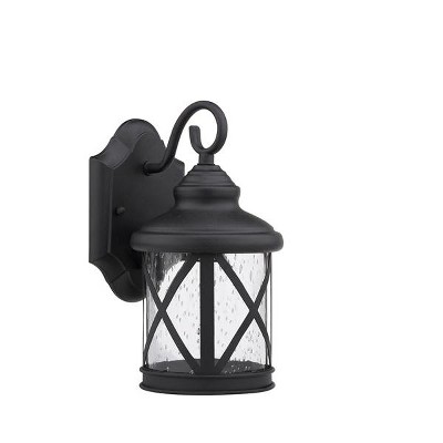 Chloe Lighting Milania Adora Transitional 1 Light Black Outdoor Wall Sconce 16" Height