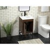Elegant Lighting 18 inch single bathroom vanity in walnut - 4 of 4