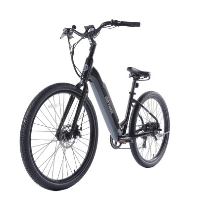 GOTRAX Adult Transit 27.5" Step Through Electric Hybrid Bike - Black