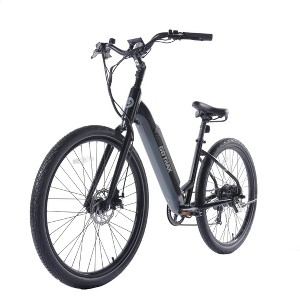 GOTRAX Adult Transit 27.5" Step Through Electric Hybrid Bike - 1 of 3