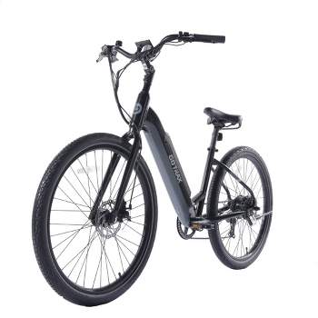 GOTRAX Adult Transit 27.5" Step Through Electric Hybrid Bike