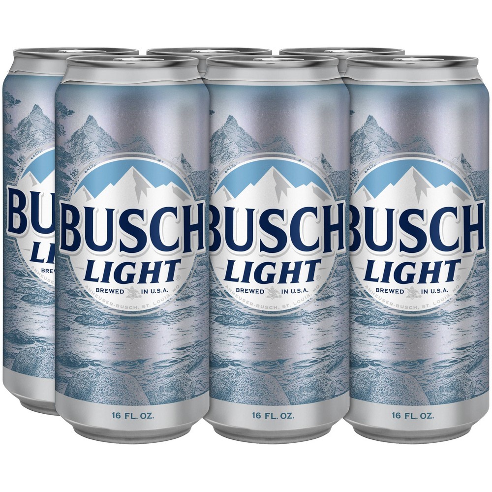 UPC 018200004261 - Busch Light Beer - 6pk/16 fl oz Cans | upcitemdb.com