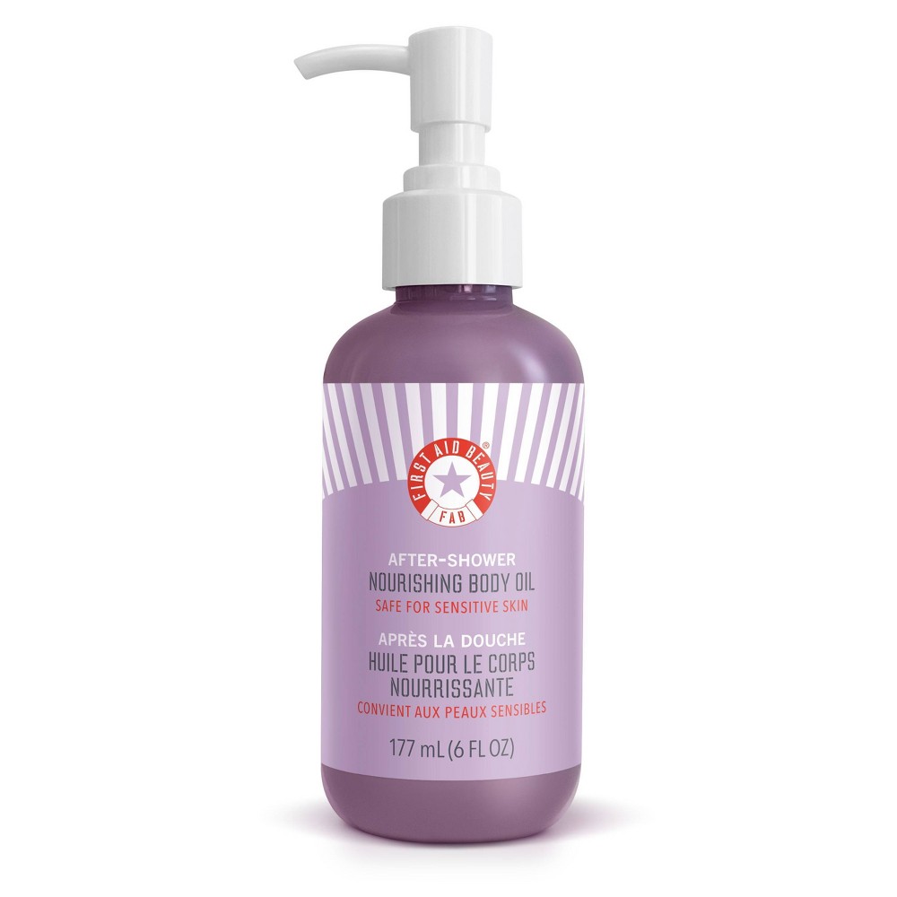 FIRST AID BEAUTY After-Shower Nourishing and Hydrating Body Oil - 6 fl oz - Ulta Beauty