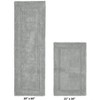 Lux Premium 100% Cotton Tufted Solid Reversible 2 PC Bath Rug Set – Ultra-Soft, Water-Absorbent, Durable, Machine Washable Bathroom Rug - 2 of 4