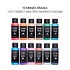 KINGART Acrylic Paint Set, 60ml, 12 Metallic Colors - 3 of 4
