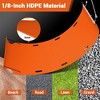 47'' x 110'' Large Yard Drag Sled,  1/8 HDPE Thickened 2000 Lbs Capacity Heavy Duty Multipurpose Utility Sled with Pull Cables, Drag Mat - 3 of 4
