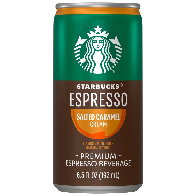 Starbucks Double Shot Espresso Caramel Coffee Drink - 4pk/6.5 fl oz Cans, 4 of 6