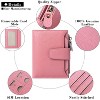 BEAFUP Women's Genuine Leather Wallet,Compact Size Wallet, RFID Blocking,with 14 Slots and 2 Zippered Pockets & Zipper Coin Pouch - 2 of 4
