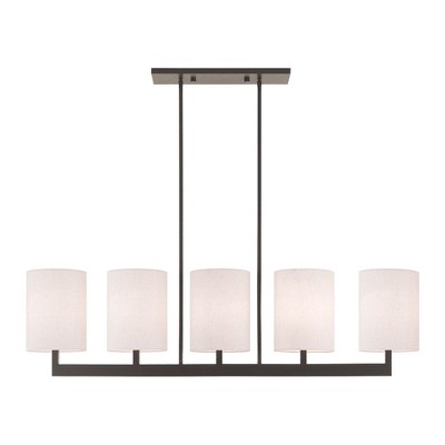 Livex Lighting Hayworth 5 - Light Chandelier in  Bronze