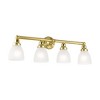 Livex Lighting Classic 4 - Light Vanity in  Polished Brass - 2 of 4