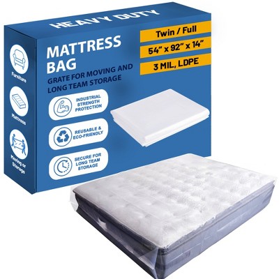 Continental Sleep, Mattress Bag for Moving & Storage, Heavy-Duty Mattress-Protector Cover, Waterproof Mattresses Storage Bags