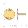 Black Bow Jewelry 14k Yellow Gold Plated Sterling Silver Kappa Delta Greek Life Stud Earring - image 2 of 3