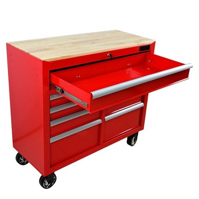 Multifunctional Mechanic Tool Chest With 9 Drawers Tool Storage Organizer Trolley For Workshop Repair Shop Garage Warehouse