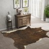 LOVEVOOK Faux Cowhide Rug 5x6.2 Feet, Cow Print Rugs for Bedroom Living Room Western Decor, Faux Fur Animal Cow Hide Carpet - 3 of 4