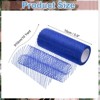 Unique Bargains Sheer Nylon Glitters Wave Mesh Decorative Ribbon Trim 6 Inch 10 Yards - 2 of 4