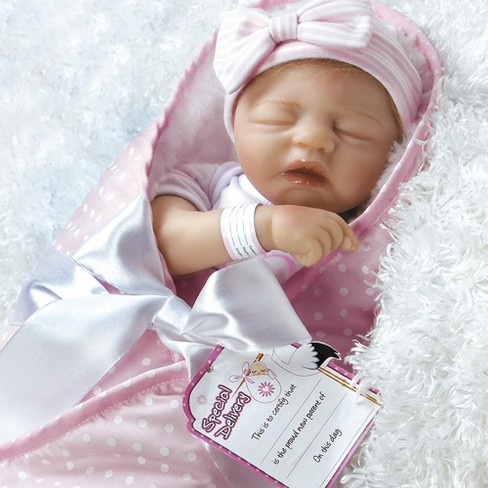 19'' Newborn Sleeping Reborn Baby Dolls Realistic Soft Silicone