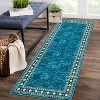 coucheta Washable Area Rug for Living Room, Multi-size Modern Bordered Non Slip Stain Resistant Non Shedding Low Pile Carpet, for Bedroom, Dining - 2 of 4