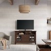 Stratford TV Stand for TVs up to 60" Russet Brown - WyndenHall: Storage Console with Adjustable Shelves - 3 of 4